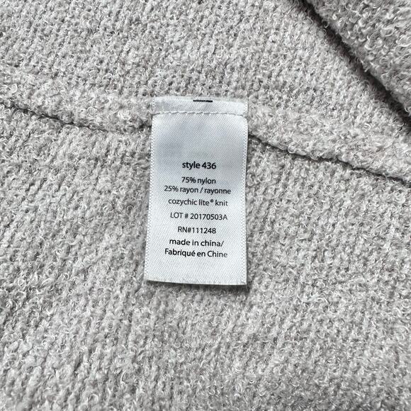 Barefoot Dreams | Women | Cozychic Lite Knit Heather Taupe Flowy Cardigan | L-XL - Picture 9 of 10